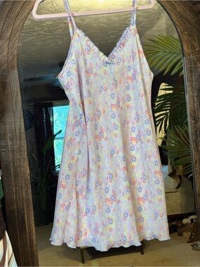 Floral Pastel Slip Dress